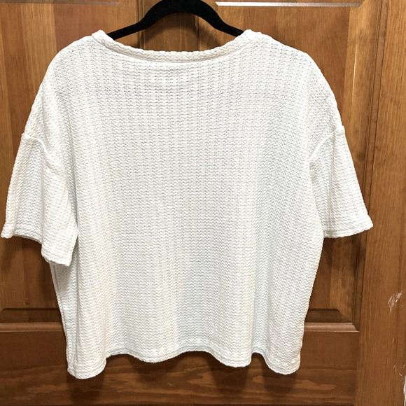 Princess Polly Ivory Textured Crop Top - Picture 5 of 6